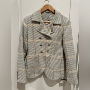 TRISTAN FITTED BLAZER WITH FLAP POCKETS SIZE P/S tweed academia preppy C2